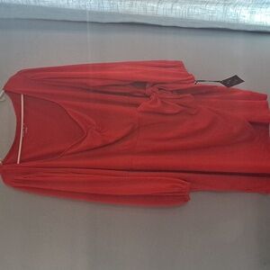 Ava & Viv Red Plus Size Dress #New Sz 4X